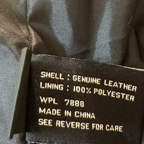 Jones New York Womens Black Leather Jacket Size Medium - Picture 13 of 15